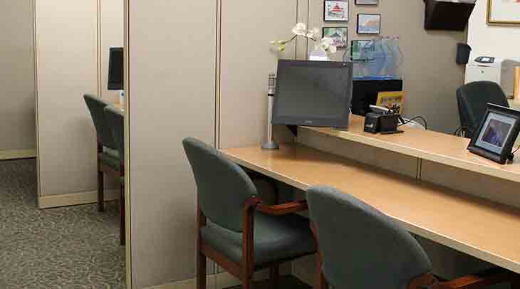 Business office Business office at Sharp Coronado Hospital