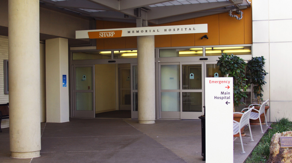 East hospital entrance