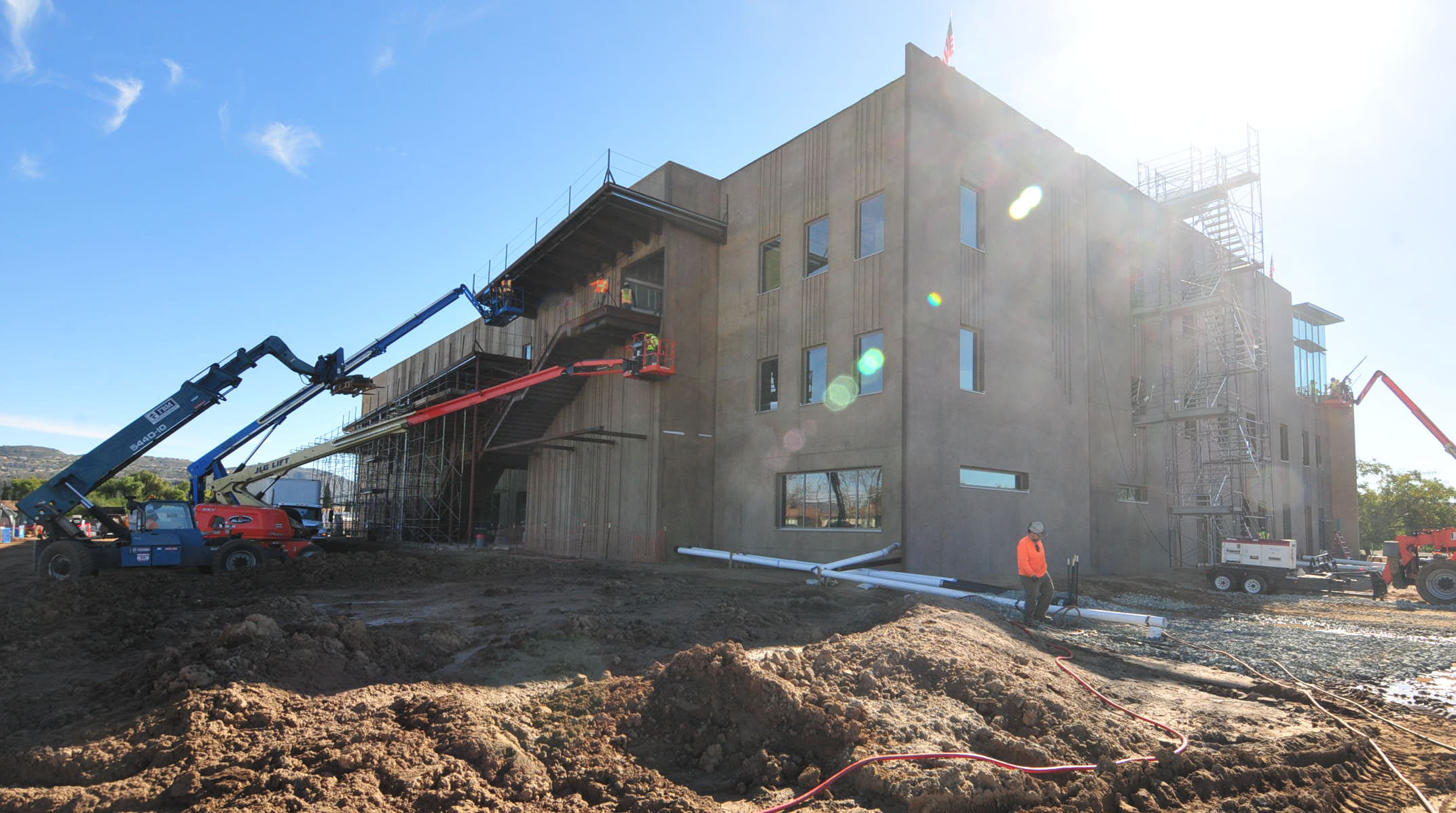 Exterior of the Santee facility in January 2020. Exterior of the Santee facility